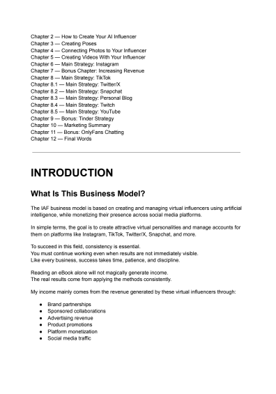 The ultime guide for IA influenceur english version