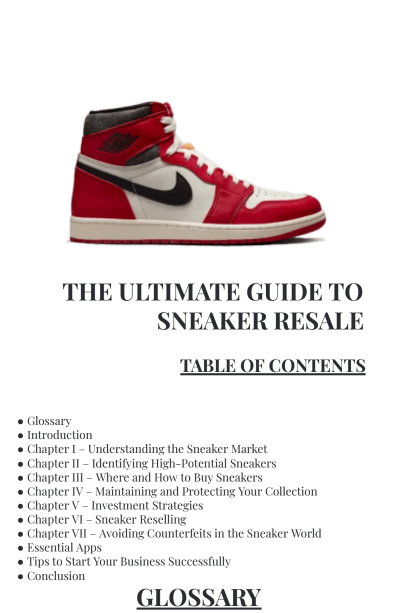 The ultimate guide to sneakers resale english version